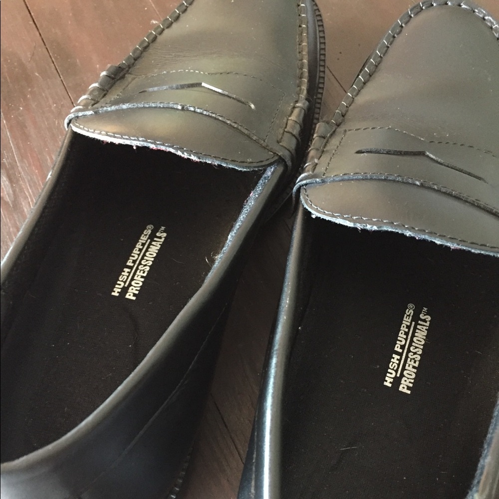 Hush Puppies Steel Toe Penny Loafers Gem